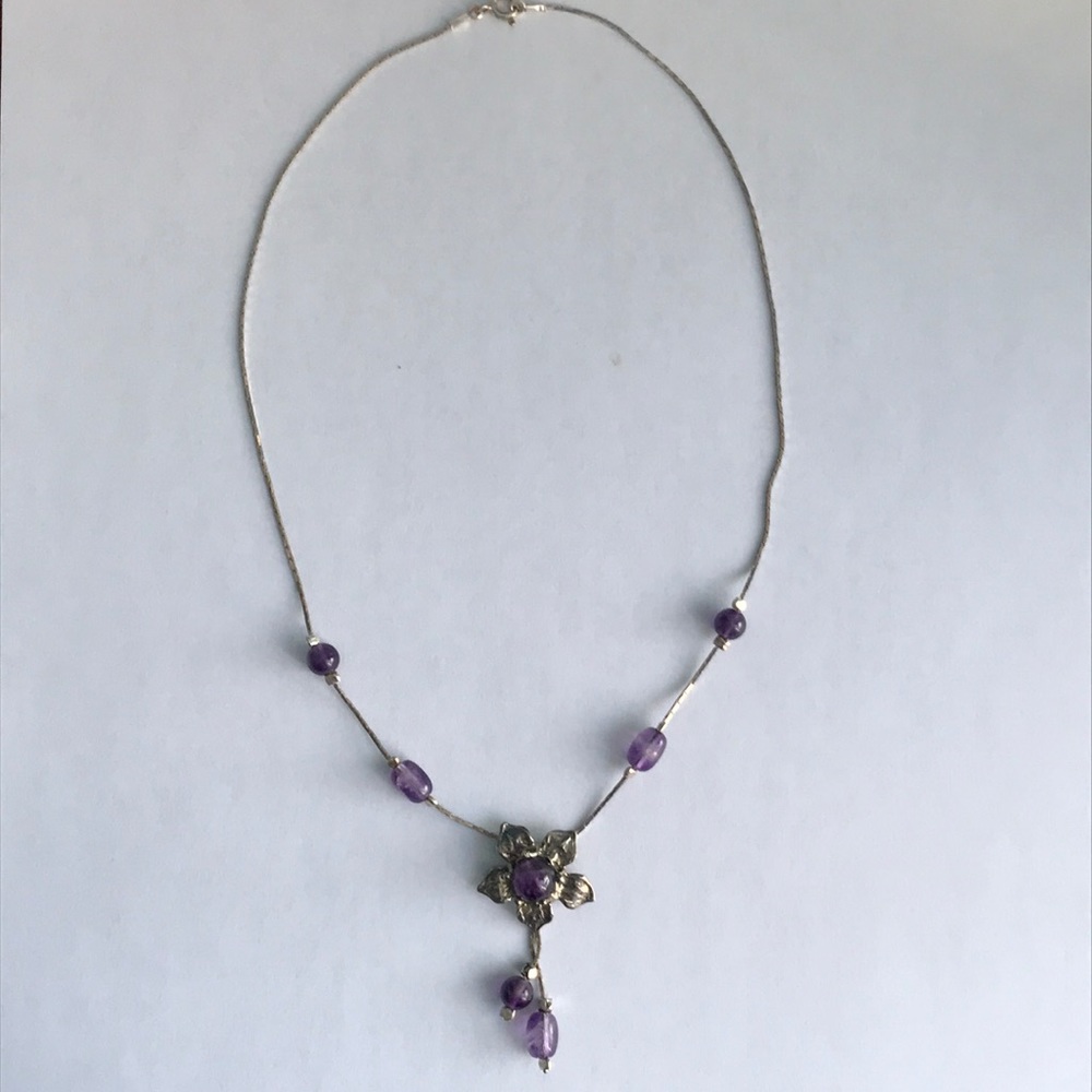 🌸 Floral boho necklace, handcrafted 🌺
